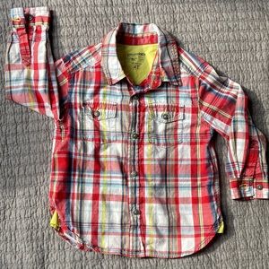 OshKosh plaid shirt 4T